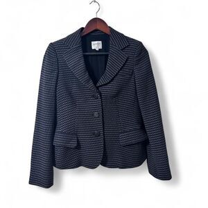 Armani Blazer size 2 : Black and white houndstooth style